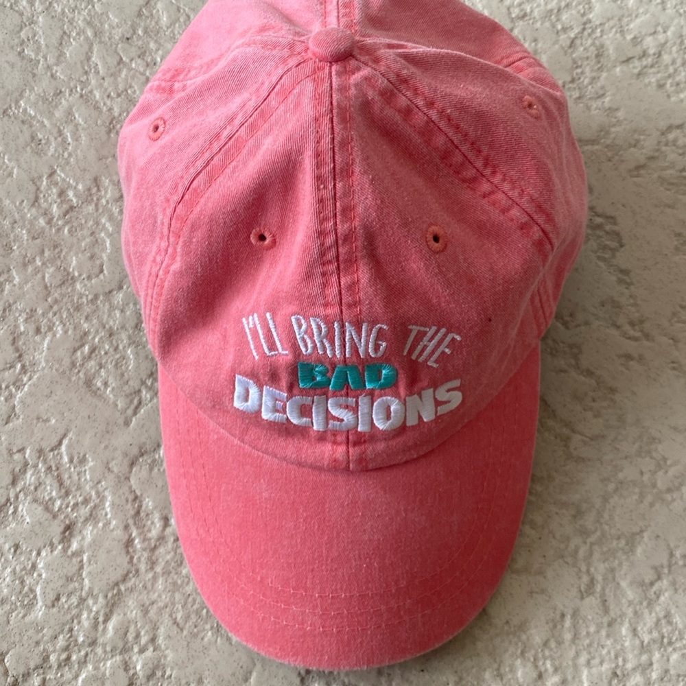 Adams Upscale Fashion NY Paris Milan “I’ll bring the bad decisions” Cap